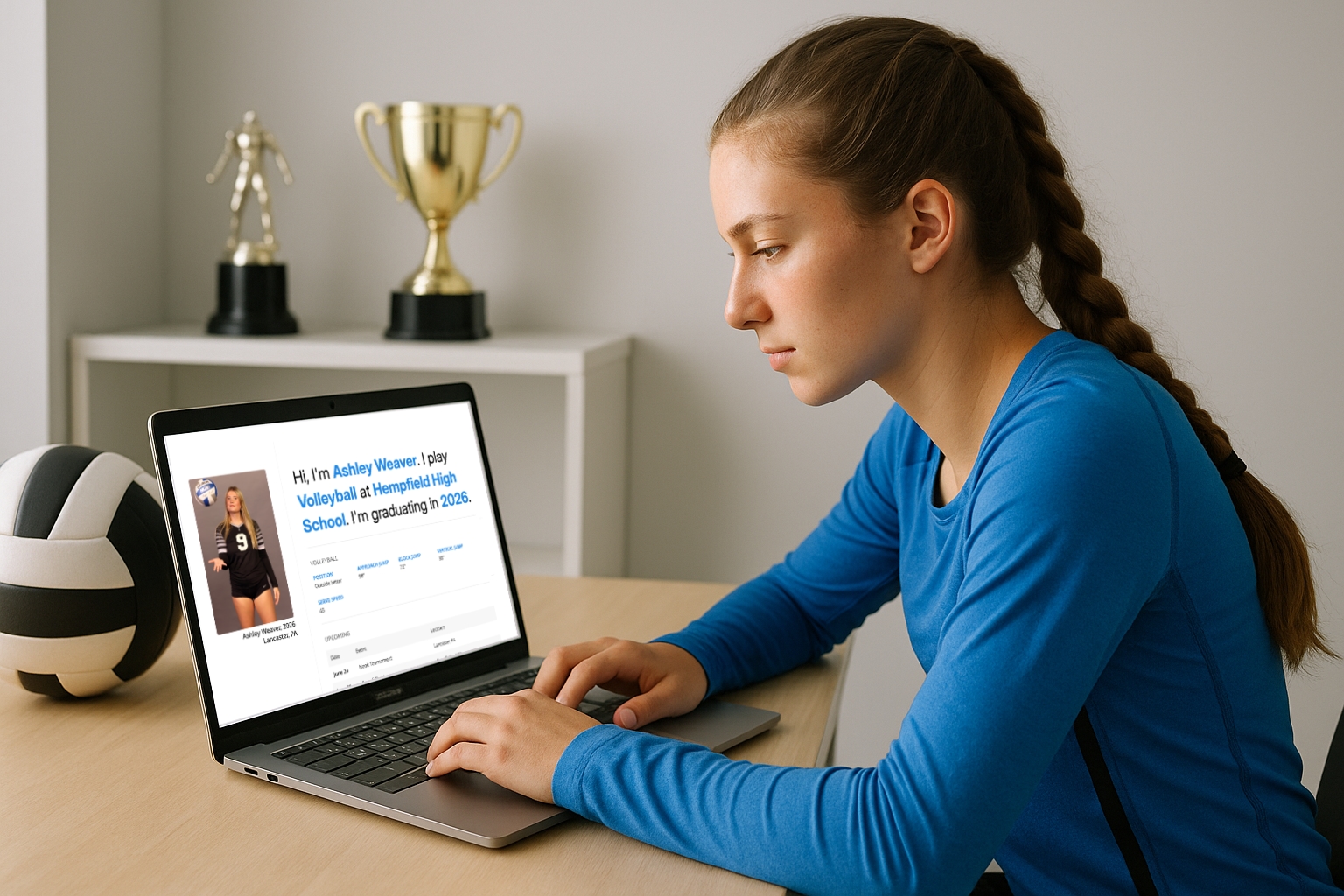 Step-by-Step Guide to Setting up Your Athletic Profile